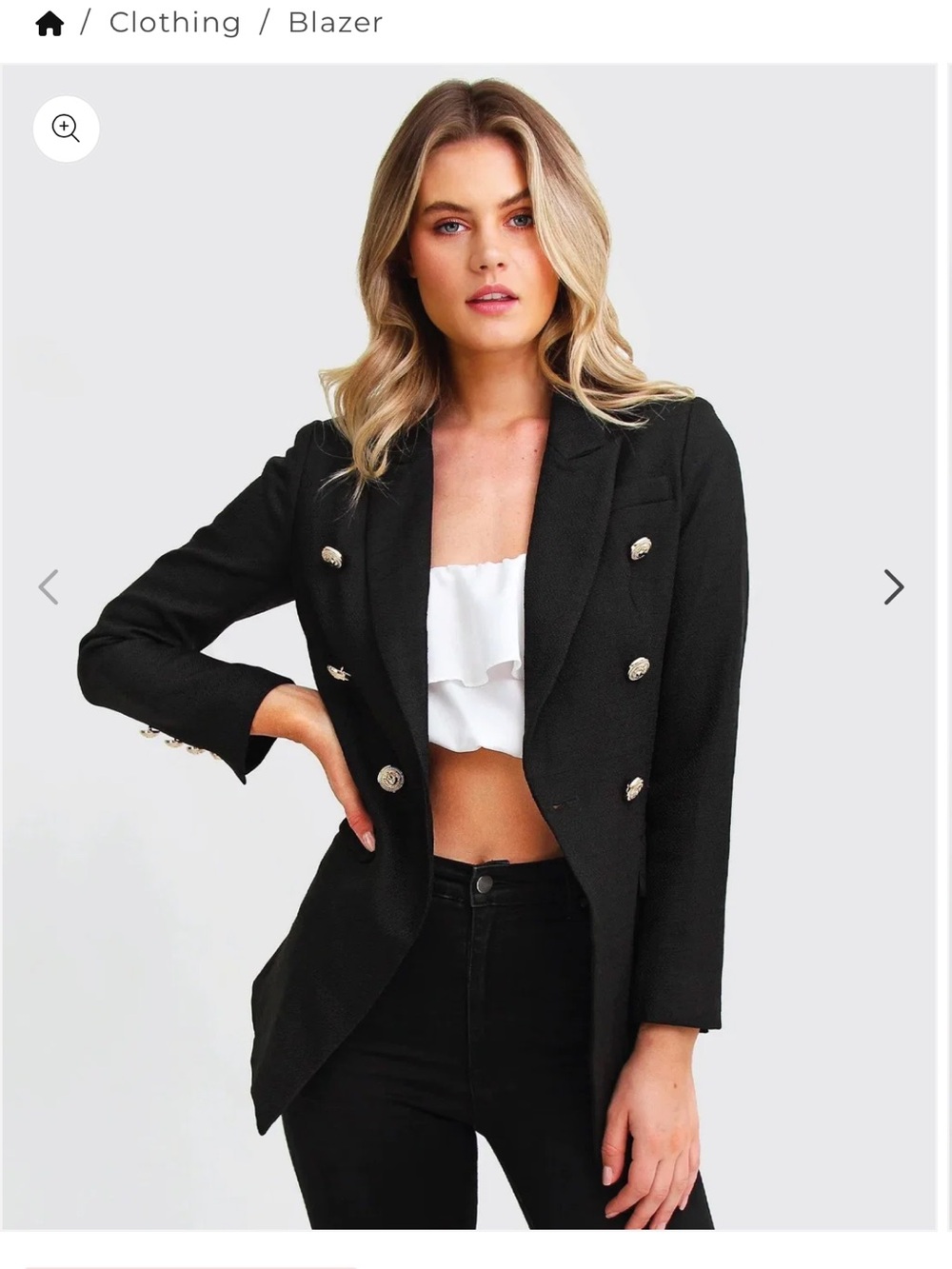 NWT!  Belle & Bloom Princess Polina Tweed Blazer, size medium